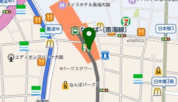 ワークマンシューズなんばCITY店の地図画像