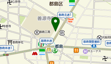 ソフトバンク都島の地図画像