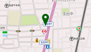 auショップ玉出の地図画像