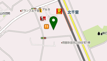 auショップ北千里の地図画像