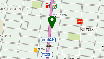 auショップ深江橋の地図画像