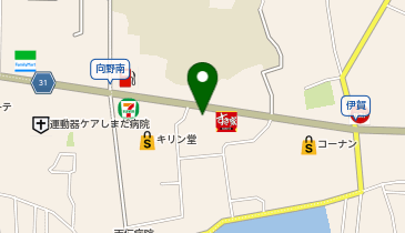 auショップ羽曳野伊賀の地図画像