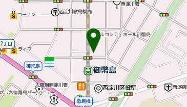 auショップ御幣島の地図画像