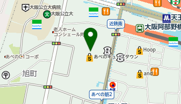 ワイモバイルあべのキューズモールの地図画像
