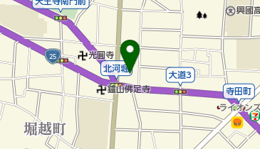 大阪トヨタSouth天王寺店の地図画像