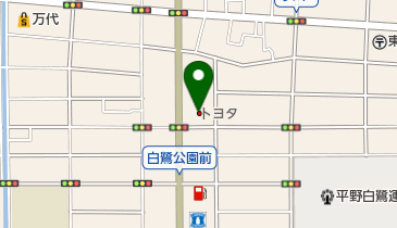 大阪トヨタSouth東住吉店の地図画像