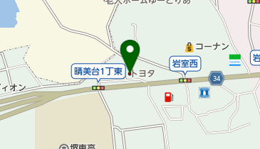 大阪トヨタSouth泉北店の地図画像