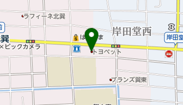 大阪トヨペット生野店の地図画像