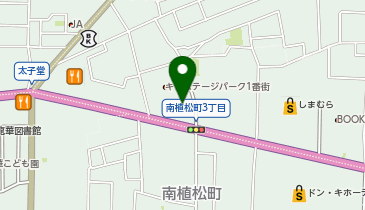 大阪トヨペット八尾太子堂店の地図画像