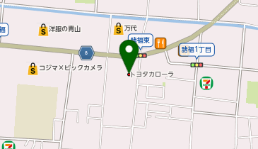 大阪トヨペット大東店の地図画像