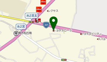 大阪トヨペット枚方中央店の地図画像