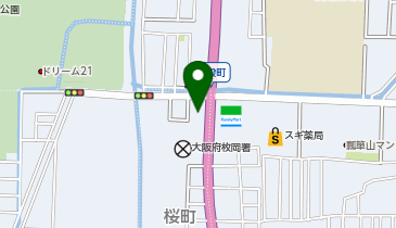 大阪トヨペット枚岡店の地図画像