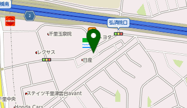 大阪トヨペットTHE CROWN大阪千里の地図画像