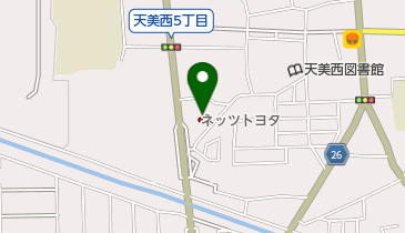 ネッツトヨタ南海松原天美店の地図画像