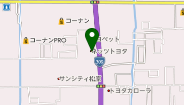 ネッツトヨタ南海松原店の地図画像