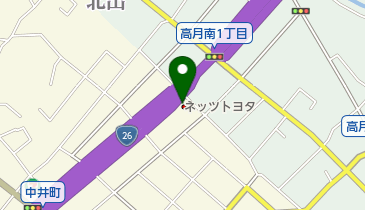 ネッツトヨタ南海岸和田北店の地図画像