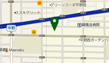 トヨタカローラ南海平野店の地図画像