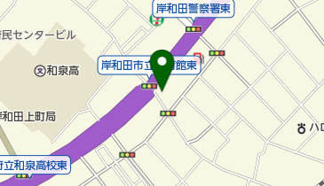 トヨタカローラ南海第二阪和岸和田店の地図画像