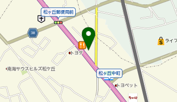 トヨタカローラ南海河内長野店の地図画像