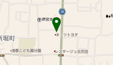 トヨタカローラ南海きたはなだ店の地図画像