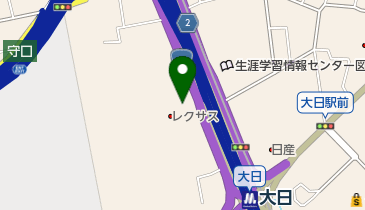 レクサス守口の地図画像