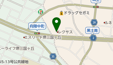 レクサス三国ヶ丘の地図画像