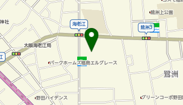 レクサス大阪福島の地図画像