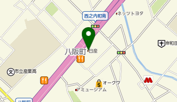 日産大阪岸和田店の地図画像