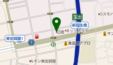 日産大阪玉出店の地図画像