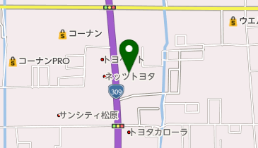 日産大阪松原店の地図画像