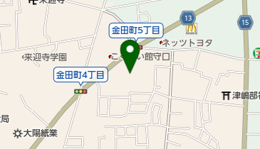 日産大阪守口店の地図画像