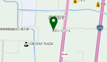 UDトラックス阪奈支社の地図画像