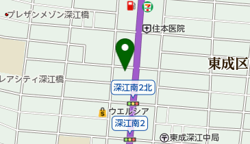 Honda Cars大阪東成店の地図画像