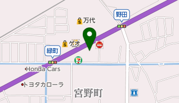 Honda Cars大阪高槻東店の地図画像