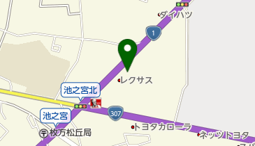 Honda Cars大阪枚方バイパス店の地図画像