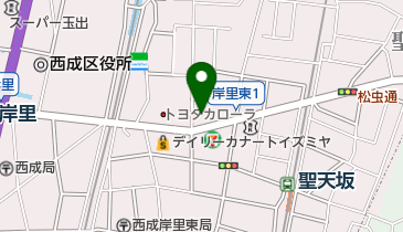 Honda Cars西大阪岸里店の地図画像