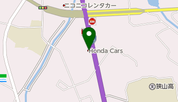 Honda Cars南河内亀の甲店の地図画像