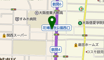Honda Cars大阪城東古市店の地図画像