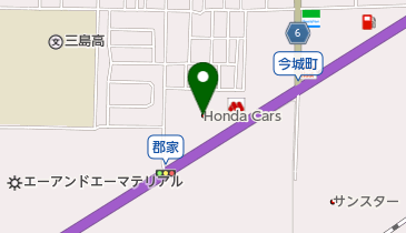Honda Cars北大阪高槻今城店の地図画像
