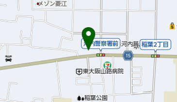 近畿ふそう東大阪支店の地図画像