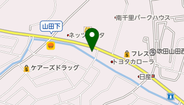 マツダオートザム千里の地図画像