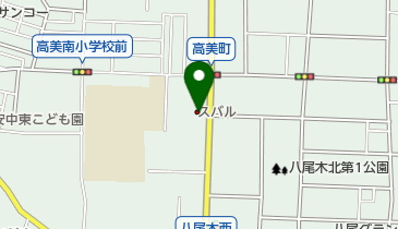 大阪スバル八尾店の地図画像