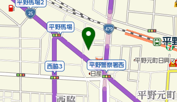 大阪スバル平野店の地図画像