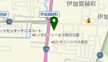 大阪スバル枚方パーク店の地図画像