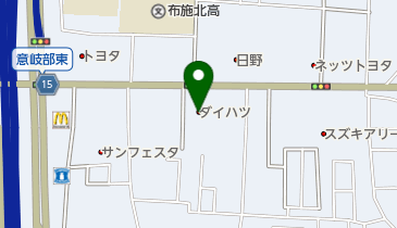 大阪ダイハツ販売東大阪店の地図画像