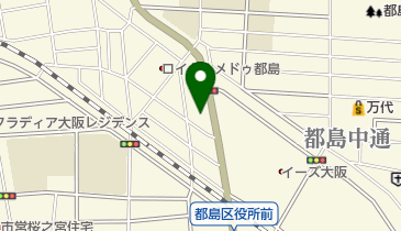 スズキ自販近畿スズキアリーナ都島の地図画像