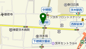 パルス茨木店の地図画像