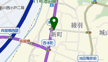 SP大阪池田の地図画像