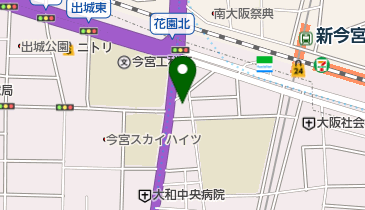 パルス大阪店の地図画像