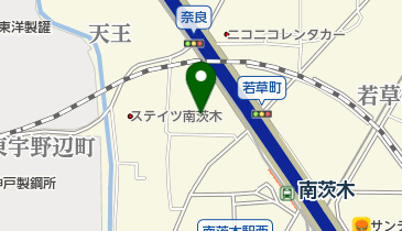 ジープ大阪北の地図画像